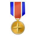 Military Medal Emoji, Facebook style