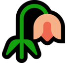 Wilted Flower Emoji, Microsoft style