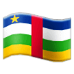 Flag: Central African Republic Emoji, Samsung style