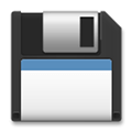 Floppy Disk Emoji, LG style