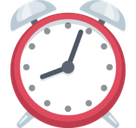 Alarm Clock Emoji, Facebook style