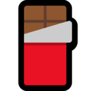 Chocolate Bar Emoji, Microsoft style