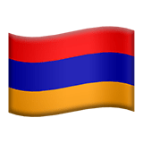 Flag: Armenia Emoji, Apple style