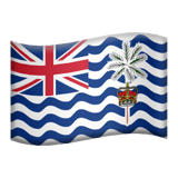 Flag: British Indian Ocean Territory Emoji, Apple style