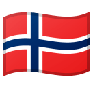 Flag: Svalbard & Jan Mayen Emoji, Microsoft style