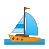 Sailboat Emoji, Google style