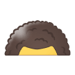 Curly Hair Emoji, Samsung style
