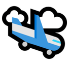 Airplane Arrival Emoji, Microsoft style