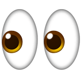 Eyes Emoji, Apple style