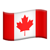 Flag: Canada Emoji, Apple style