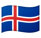 Flag: Iceland Emoji, Microsoft style