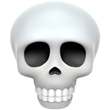 Skull Emoji, Apple style