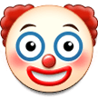 Clown Face Emoji, Samsung style