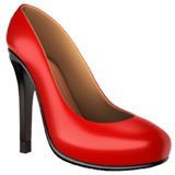 High-Heeled Shoe Emoji, Apple style