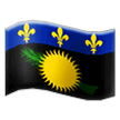 Flag: Guadeloupe Emoji, Samsung style