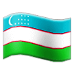 Flag: Uzbekistan Emoji, Samsung style