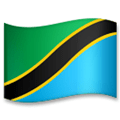 Flag: Tanzania Emoji, LG style