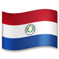 Flag: Paraguay Emoji, LG style