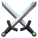 Crossed Swords Emoji, Apple style