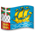 Flag: St. Pierre & Miquelon Emoji, LG style