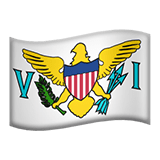 Flag: U.S. Virgin Islands Emoji, Apple style