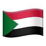 Flag: Sudan Emoji, Apple style