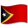 Flag: Timor-Leste Emoji, LG style