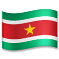 Flag: Suriname Emoji, LG style