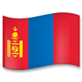 Flag: Mongolia Emoji, LG style