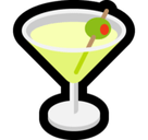Cocktail Glass Emoji, Microsoft style