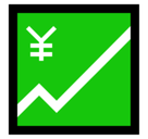 Chart Increasing with Yen Emoji, Microsoft style