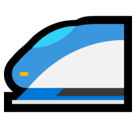 High-Speed Train Emoji, Microsoft style