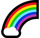 Rainbow Emoji, Microsoft style