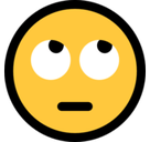 Eye Roll Emoji, Microsoft style