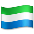 Flag: Sierra Leone Emoji, LG style