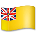 Flag: Niue Emoji, LG style