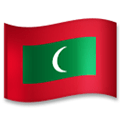 Flag: Maldives Emoji, LG style