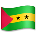 Flag: São Tomé & PríNcipe Emoji, LG style