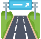 Motorway Emoji, Facebook style