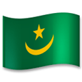 Flag: Mauritania Emoji, LG style