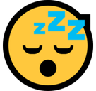 Sleepy Emoji, Microsoft style