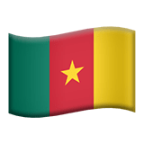 Flag: Cameroon Emoji, Apple style