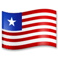 Flag: Liberia Emoji, LG style