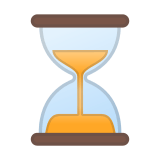 Hourglass Not Done Emoji, Google style