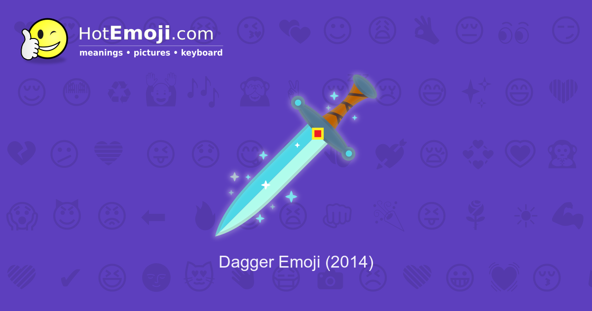 🗡️ Dagger Emoji — Meanings, Usage & Copy