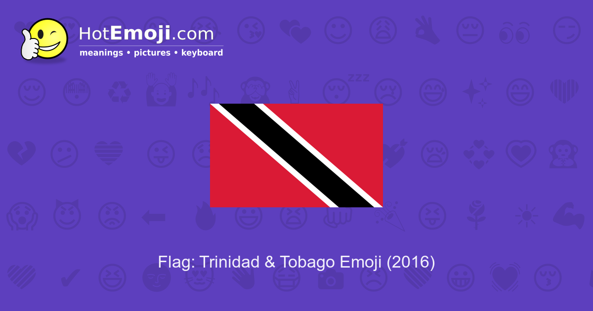 50 best ideas for coloring | Trinidad Flag Emoji