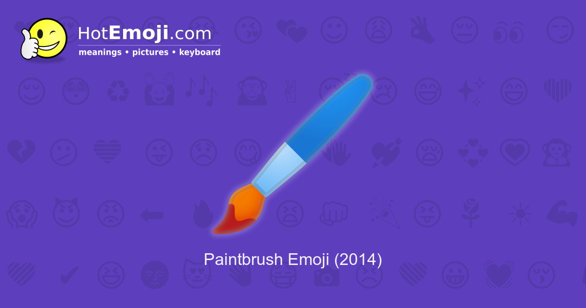 paintbrush emoji