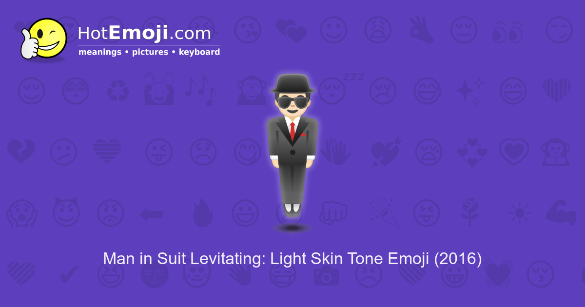 The Man in Business Suit Levitating Emoji: Why This Bizarre Icon Actually Exists