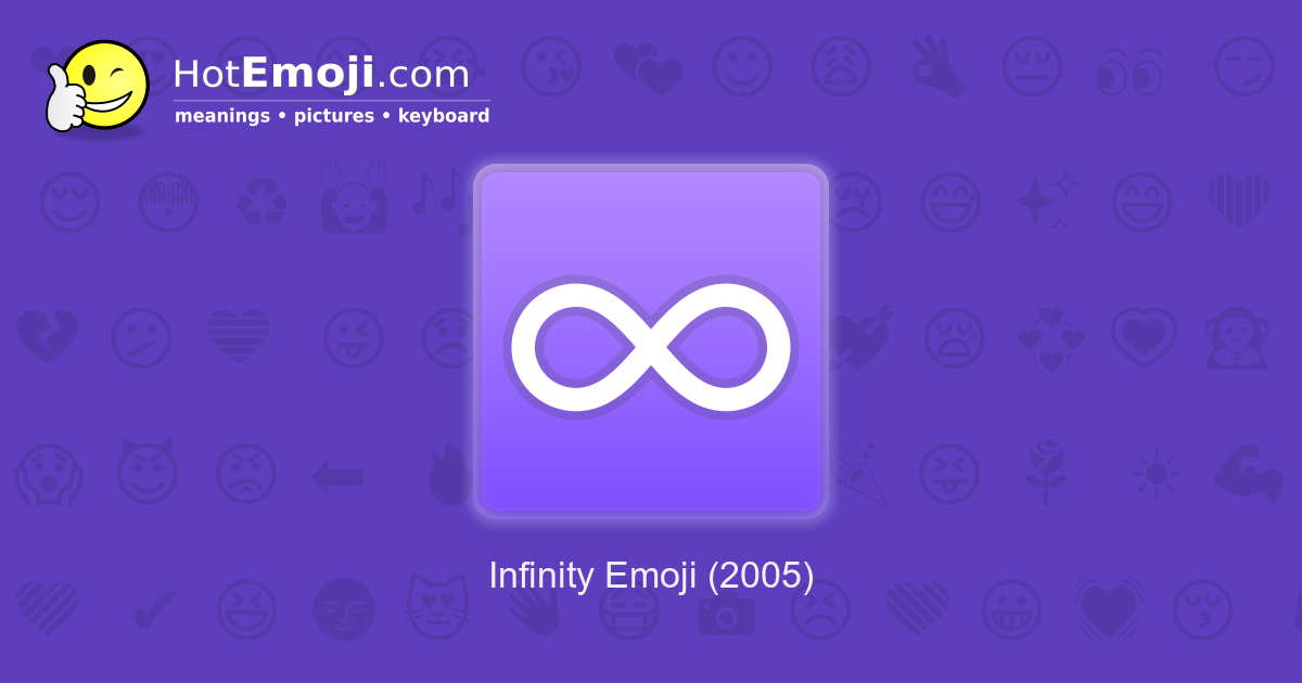 infinity-emoji-meaning-with-pictures-from-a-to-z