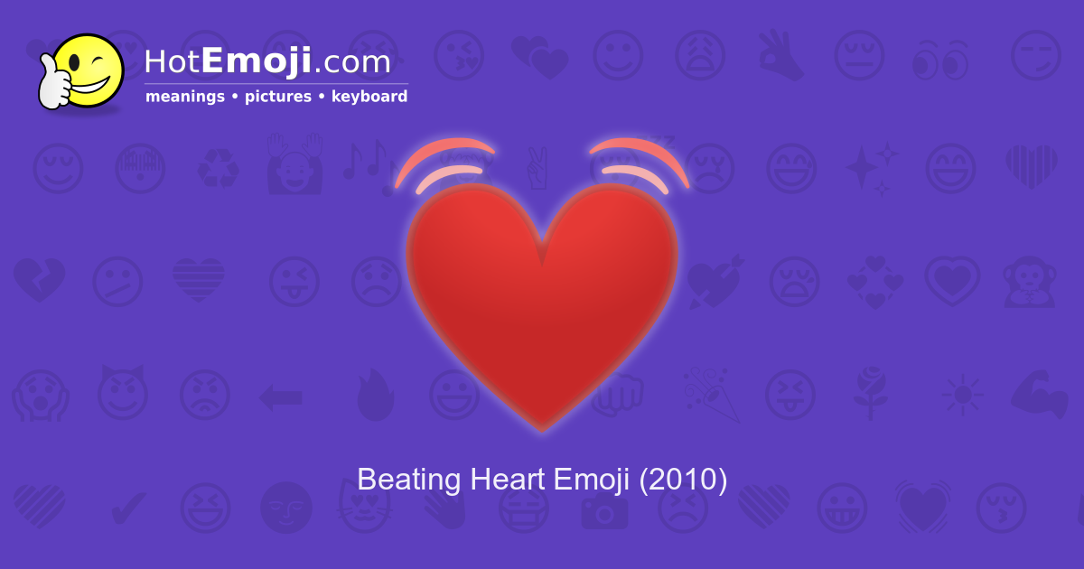 The heart mean what emoji blue does Heart Emoji